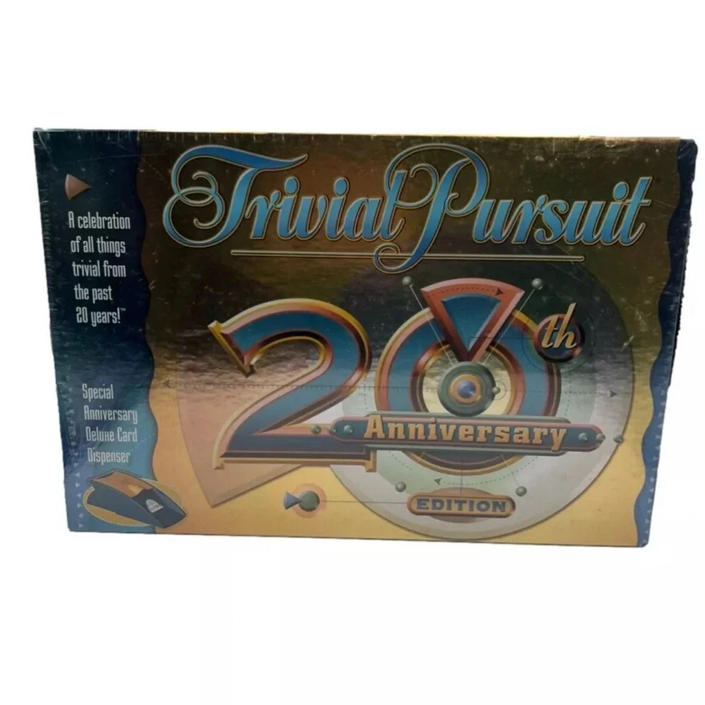 Vintage Trivial Pursuit 20th Anniversary Edition Sealed Hasbro Board Game